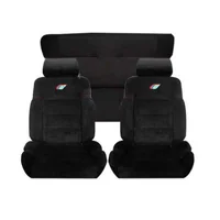 Housses complètes sur mesure avant et arrière pour Peugeot 205 Rallye en tissu côtelé