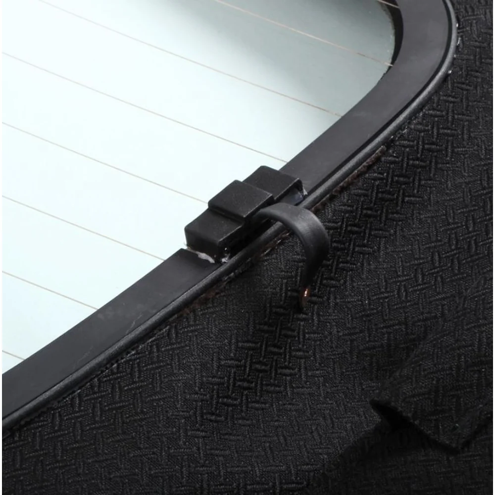 Zwarte Twillfast Alpaca kap voor MINI III R57 en R57LCI Cabrio (10/2007-06/2015) - ruit met ontdooifunctie