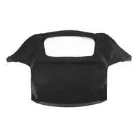 Top morbido in alpaca mohair nero con lunotto in PVC per Mazda MX5 NA
