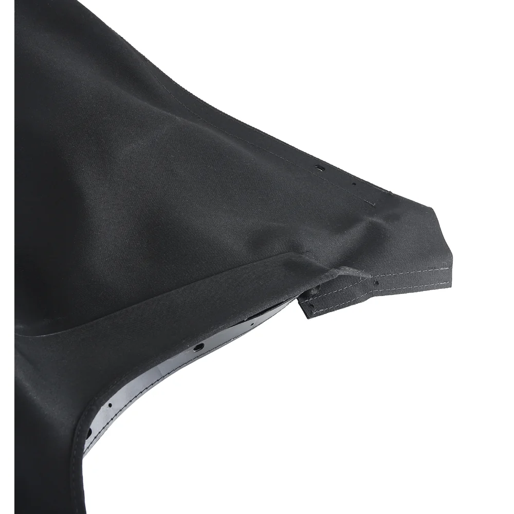 Schwarzes Alpaka Mohair Verdeck mit PVC Heckscheibe für Mazda MX5 NA