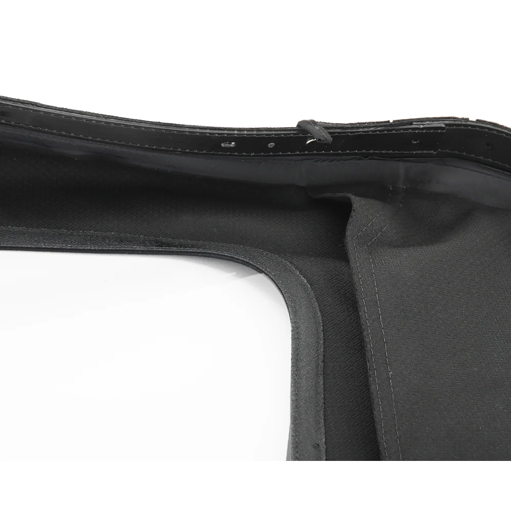 Schwarzes Alpaka Mohair Verdeck mit PVC Heckscheibe für Mazda MX5 NA
