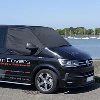 Schwarze äußere Verdunkelungsplane für Windschutzscheibe für VOLKSWAGEN Transporter T6 (2015-2022)