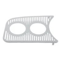 2 x 52 mm pressure gauge support left grille for VOLKSWAGEN Beetle (08/1957-)