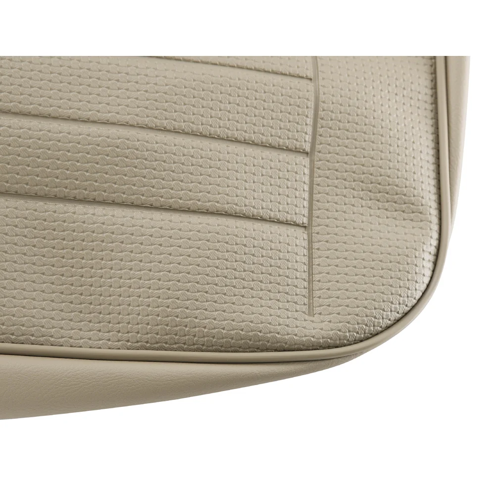 Fundas de asiento banco respaldo medio 1/3 abatible vinilo gofrado beige 04 para Combi Bay Window 74 ->79