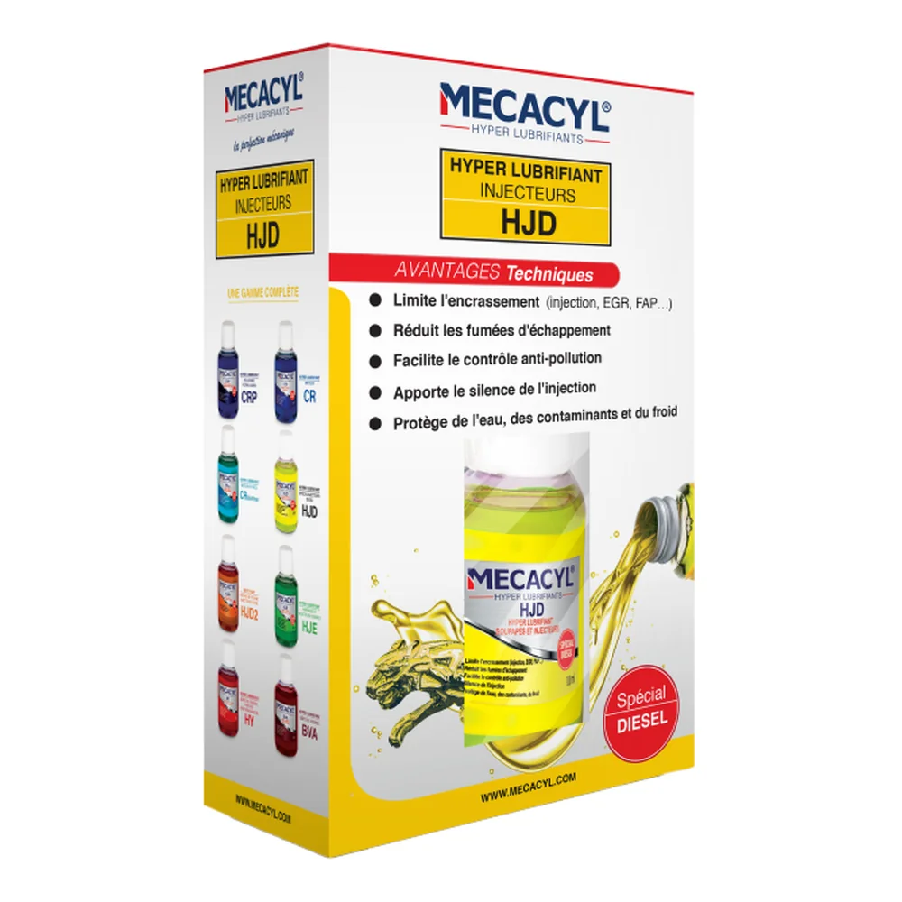 Tratamiento Mecacyl HJD para la parte superior delmotor - Diésel - 200 ml