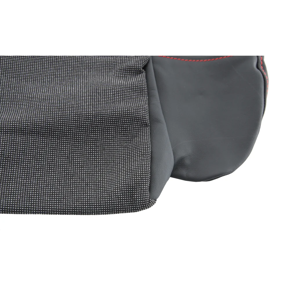 Housses avant sur mesure Cuir anthracite et tissus Ramier pour Peugeot 205 GTI