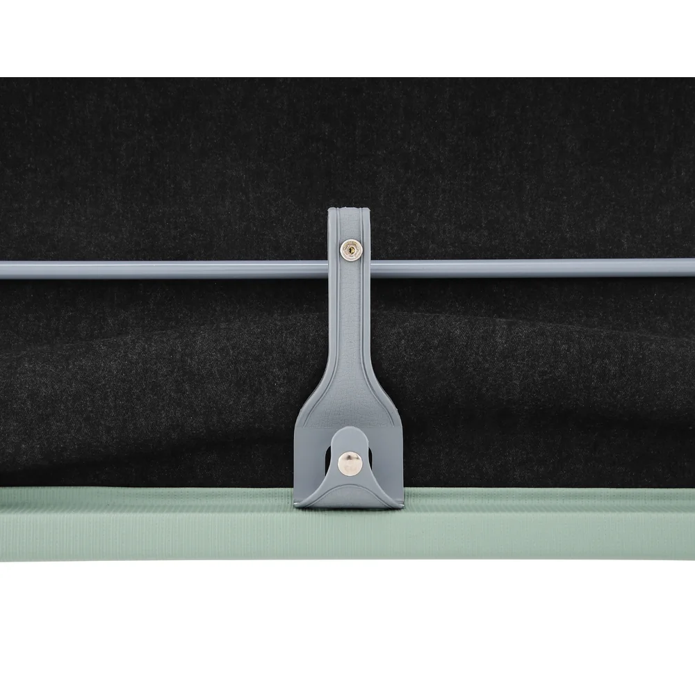 Capote vert jade à fixation intérieure pour 2CV Berline 57 -> - toile renforcée