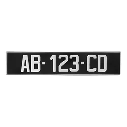 Plaques d'immatriculation photo