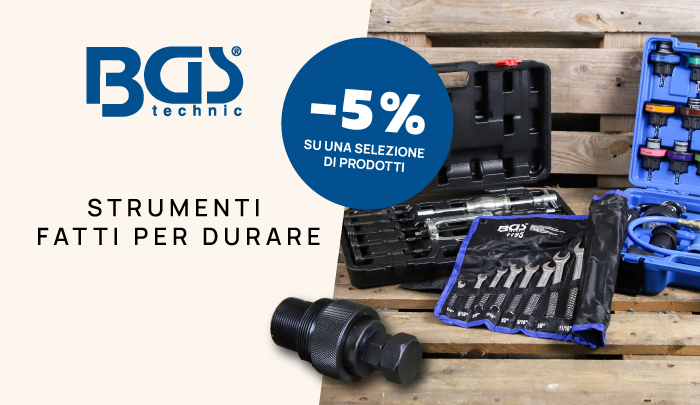 BGS: strumenti fatti per durare a -5%