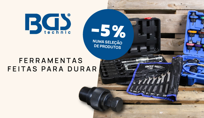 BGS: ferramentas feitas para durar com 5% de desconto