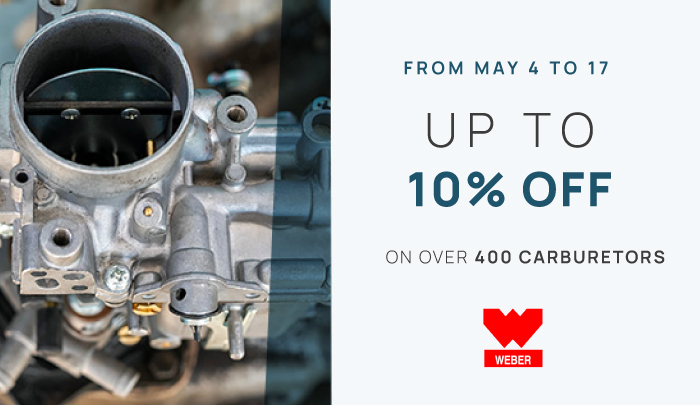 Up to -10% off on more than 400 carburetors!