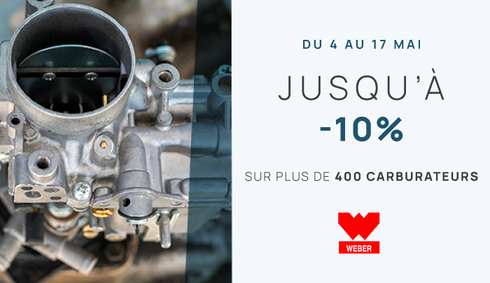 Jusqu'à -10% sur plus de 400 carburateurs !