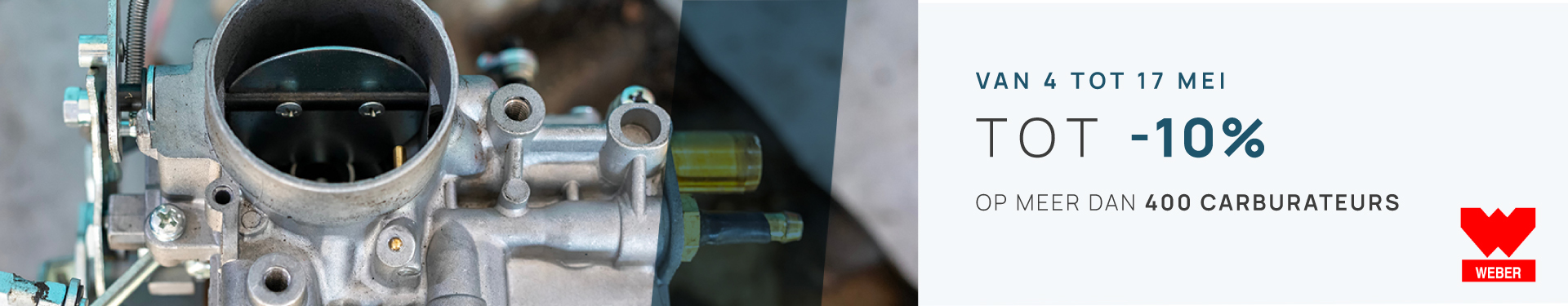 Tot -10% korting op meer dan 400 carburateurs!