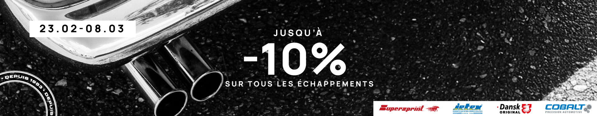 Faites rugir votre ancienne : jusqu’à -10% sur une sélection de plus de 1500 modèles d’échappements