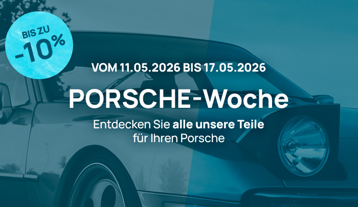 Profitieren Sie von bis zu 10 % Rabatt auf ausgewählte Artikel zur Pflege und Verschönerung Ihres Porsche