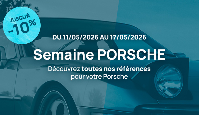 Profitez de jusqu’à -10% sur une sélection de pièces pour entretenir et sublimer votre Porsche