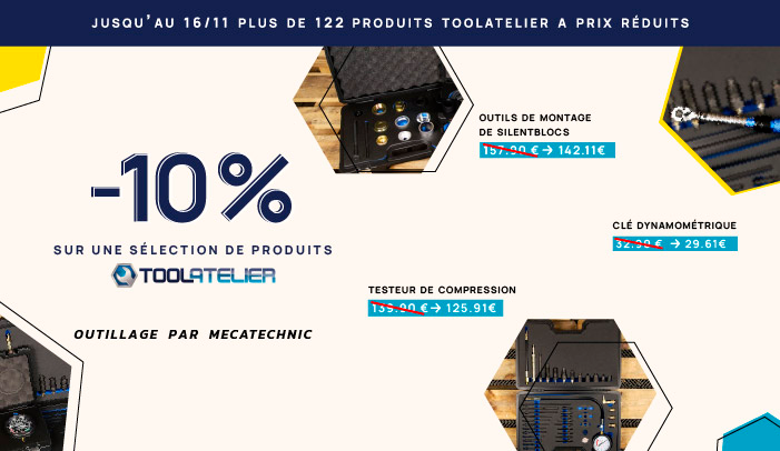 TOOLATELIER : l’outillage conçu par et pour les passionnés, à -10% !