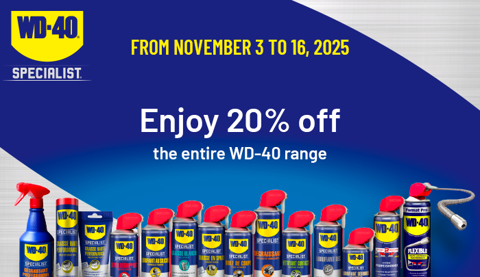 WD-40: the solution for everything… at 20% OFF!