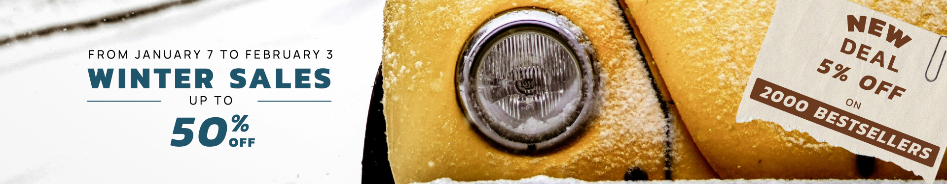 WINTER SALES: up to -50% 