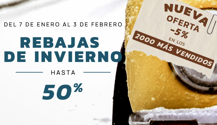 REBAJAS DE INVIERNO: hasta -50% 