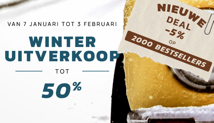 WINTERSALE: tot -50% 