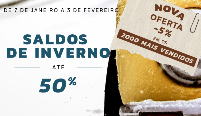 SALDOS DE INVERNO: até -50% 